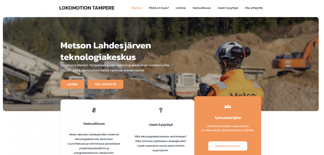 uudet nettisivut